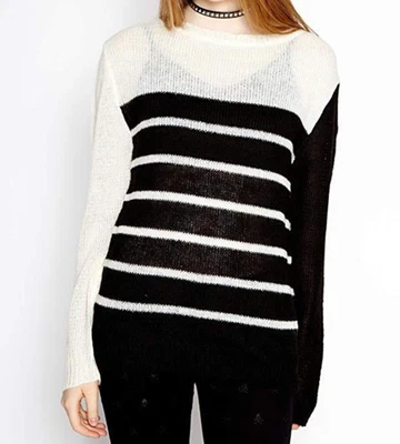 TRIPP RAYAS TELA DE ARAÑA ROCKABILLY MOTOCICLISTA SUÉTER TATUAJE GÓTICO PUNK TEJIDO AA4025 Foto 1 de 4