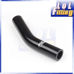 US SHIP 1.25" 1 1/4'' Inch 45 Degree Black Silicone Turbo Hose Coupler Pipe 4PLY - Picture 1 of 5