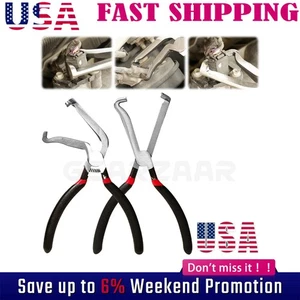 2 PIEZAS Alicates de desconexión eléctrica Línea de combustible Clip de gasolina Alicates de tubería Herramientas de reparación - Imagen 1 de 8