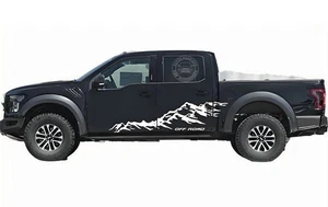 Graphics Snow Mountain Decal Sticker For Ford Raptor F-150 Hilux Tundra Tacoma - Imagen 1 de 8