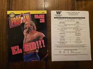 WWF Program #238 EL SID Philadelphia PA January 1997 - Picture 1 of 11
