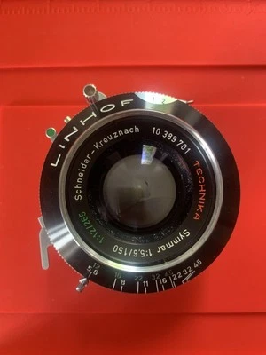 Obbiettivo Schneider Symmar 150 5.6 in Linhof Shutter - Immagine 1 di 4