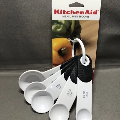 KitchenAid 5 Measuring Spoons Set  White - Image 1 of 4