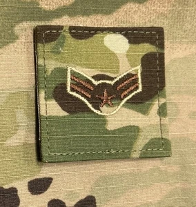 US Air Force A1C/E3 Rank OCP mit Haken Airman First Class USAF - Bild 1 von 4