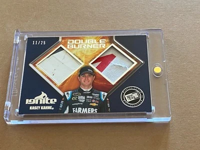 2013 Press Pass Ignite Double Burner Kasey Kahne 11/25 DG-KK RaceUsed sheet Met  - Image 1 of 4