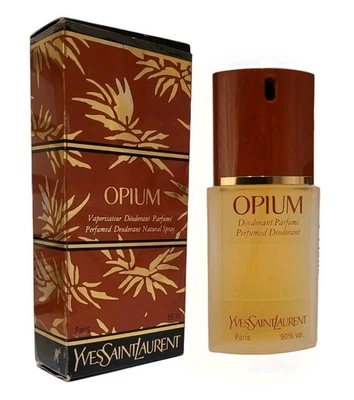 Vintage Opium Yves Saint Laurent YSL Perfumed Deodorant Natural Spray Full 69ml  - Image 1 of 4