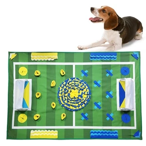  Puzzle Toys for Dogs Feeding Mat Football Field Sniffing Training Pad - Picture 1 of 11