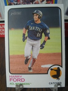 2022 Topps Heritage Minor League Harry Ford RC #123 - Seattle Mariners