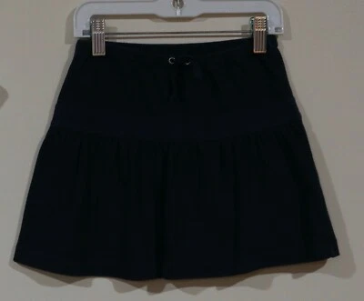 Crewcuts девочек размер 4-5 темно-синий эластичный пояс искусственного шнурка падение талии юбка - Изображение 1 из 3