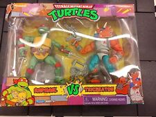 Playmates - Teenage Mutant Ninja Turtles - Raphael vs Triceraton Action Figures