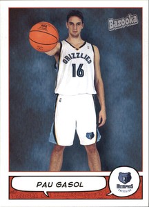 2004-05 Topps Bazooka #7 Pau Gasol