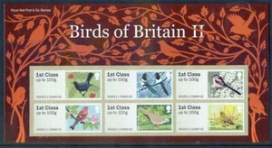 2011 Birds of Britain II (2) Royal Mail post & Go P&G NON MONTATO COME NUOVO - Foto 1 di 1