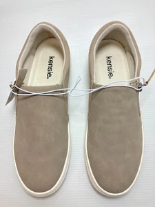 Kensie Ladie's Taupe Soren Faux Suede Women's Side Zipper Shoe - NEW - Picture 1 of 4