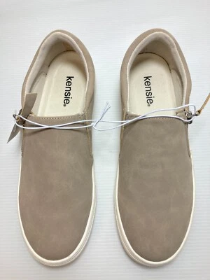 Kensie Ladie's Taupe Soren Faux Suede Women's Side Zipper Shoe - NEW - Image 1 of 4