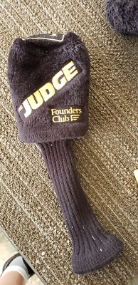 MUY BONITA FUNDA DE CABEZA DE CUELLO LARGO PARA CONDUCTOR C;UB "THE JUDGE" FUNDADOR TODO NEGRO Foto 1 de 2