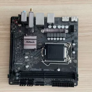 PER ASROCK H510M-ITX/ac LGA 1200 64GB HDMI Mini-ITX scheda madre test OK - Foto 1 di 4