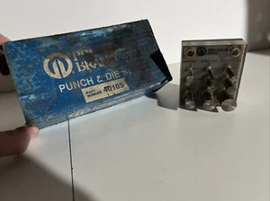 PERCISION BRAND PUNCH & DIE SET, ( 1/8-3/4) MISSING 5/16 (40105) Machinist Shim - Picture 1 of 8