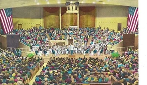 Vintage Postcard Symphony Orchestra Chautauqua New York Amphitheatre - Picture 1 of 2