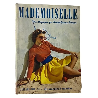 Mademoiselle Magazine January 1940 All-American Number No Label Foto 1 de 4