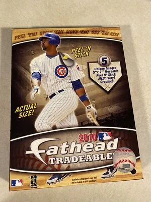 Fathead Tradeables 2010 Caja Nueva Sellada 5 Imágenes MLB Béisbol Foto 1 de 2