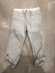 Janie and Jack adjustable waist Tan Cuff Pants Boys size 5 - Picture 1 of 11