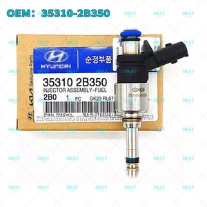 Inyector de combustible OEM para Hyundai Elantra GT Sonata Veloster Kia Soul1.6T 353102B350 - Imagen 1 de 8