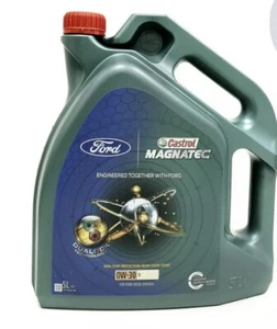 5 Lt Olio Motore Ford Castrol Magnatec Professional D 0W30 Sintetico Originale - Foto 1 di 2