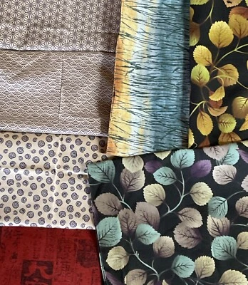 Paquete de tela-rojo ladrillo japonés-telas Seattle Bay-pájaros de una pluma-5+ yardas Foto 1 de 4