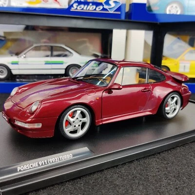 AUTO SOLIDA PORSCHE 911 (993) TURBO ARENA RED 1997 1:18 NUOVA SCATOLA - Immagine 1 di 4