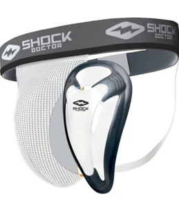 Shock Doctor Adult Baseball Core Supporter with WHITE BioFlex Cup 213-02-32 NEW - Picture 1 of 24