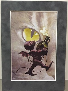 LUCIFER #28 By Christopher Mueller Pro Matted Print Fantasy DC/Vertigo Comics - Picture 1 of 1