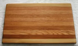 Edge Grain Cherry, Oak & Maple Butcher Block Handcrafted Cutting Board 051311 - Picture 1 of 2
