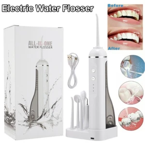 3in1 Cordless Water Flosser Dental Oral Irrigator Teeth Cleaner Water Floss Pick - Picture 1 of 21