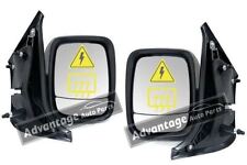 For Fiat Talento 2016-On Electric Wing Door Mirrors Black Left & Right