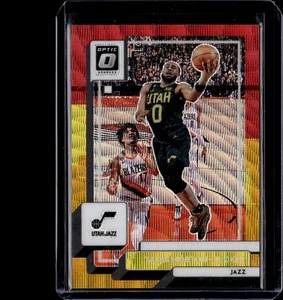 Talen Horton-Tucker 2022-23 Donruss Optic #59 Red & Gold Wave #/99 Utah Jazz - Foto 1 di 2