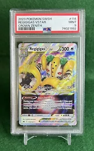 2023 Pokémon Sword & Shield Regigigas VStar Crown Zenith PSA Mint 9 - Picture 1 of 1