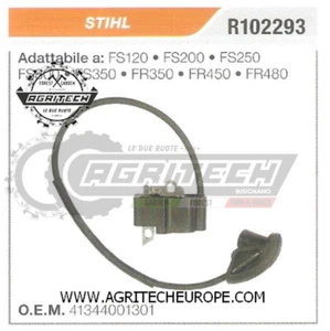41344001301 Electronic Coil Central Unit Brush Cutter STIHL FS120 FS200 - Picture 1 of 1