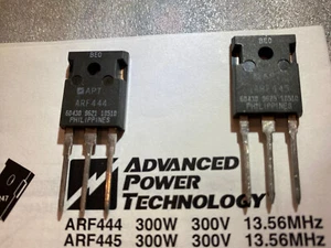 A symmetric pair of N-Ch. RF Power MOSFETs ARF444 / ARF445 300W, 300V, 13.56MHz - Picture 1 of 1