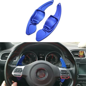For VW MK6 Golf CC Passat Scirocco Steering Wheel Paddle Shifter Extensions - Picture 1 of 4