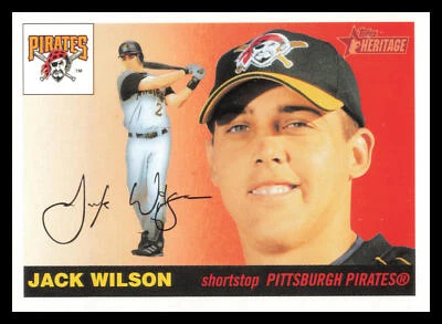 2004 Topps Heritage #346 Jack Wilson Pittsburgh Pirates - Image 1 of 2