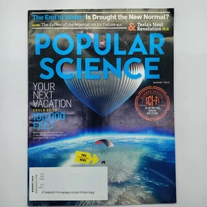 August 2015 Popular Science Magazine: Your Next Vacation could be 100,000 feet - Picture 1 of 3