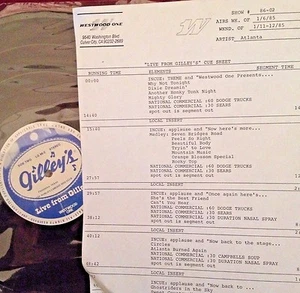 1/11/85 LIVE FROM GILLEY'S PRESENTS ALABAMA, 17 LIVE TUNES, RARE - Imagen 1 de 6