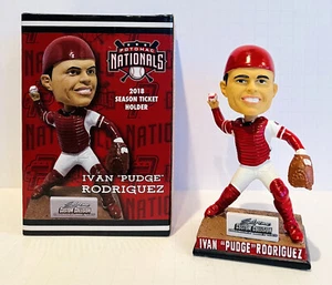 Ivan Rodriguez 2018 Potomac Nationals SEASON TICKET HOLDER Bobblehead SGA - Picture 1 of 2
