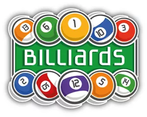 Billard Etikett Auto Autoaufkleber Aufkleber - "GRÖSSEN" - Bild 1 von 1