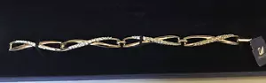 Swarovski Swan Signed X Tennis Crystal Bracelet NEW IN BOX - Picture 1 of 4