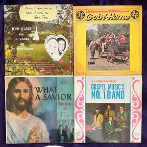 4x LOT of THE STAMPS Goin Home / Music's No.1 Band / What a Savior JD SUMNER 4LP - Picture 1 of 12