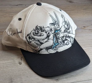 Sombrero Snapback Ozzie Smith Firmado Autógrafo Florida Marlins MLB Looney Tunes 1996 - Imagen 1 de 11