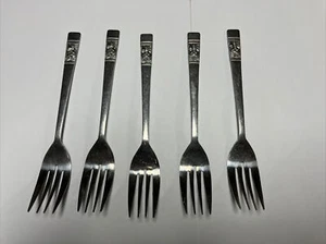 Japan Edelstahl Glory Salat Gabeln Menge 5 - Bild 1 von 4