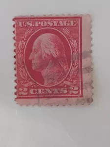 Rare US Stamp George Washington Red 2 cent stamp - Picture 1 of 1