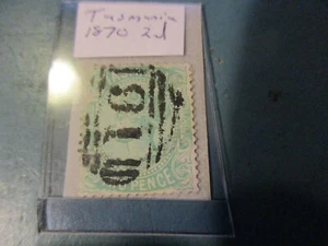 Tasmania - Francobollo da due pence 1870 - Foto 1 di 1